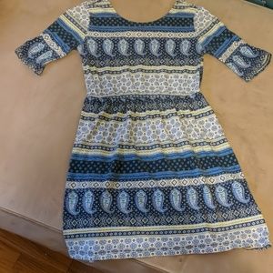 Girls blue old Navy dress size 8